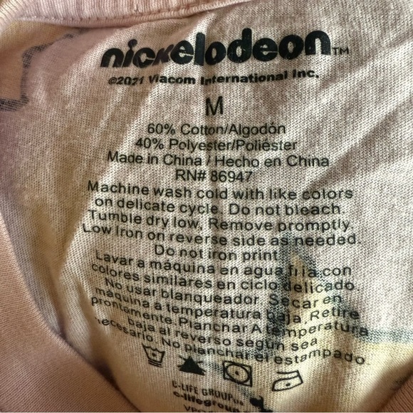 Nickelodeon Rugrats Womens Graphic T-Shirt with Stars Size Medium - Picture 5 of 6